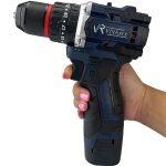 دریل شارژی چکشی دو باطری براشلس ویوارکس مدل VR1610V-21BL - تصویر 2